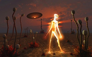 <b class=qtipBold><figcaption>An alien light being</figcaption></b><br>An alien light being.<br><em>© Mark Stevenson/Stocktrek Images</em> An alien light being
