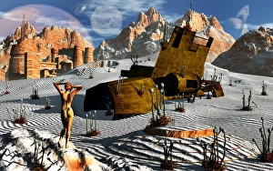 An alien planet where the arts are an important expressive part of the societies culture An alien planet where the arts are an important expressive part of the societies culture