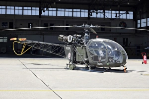 An Alouette II helicopter of the Portuguese Air Force An Alouette II helicopter of the Portuguese Air Force