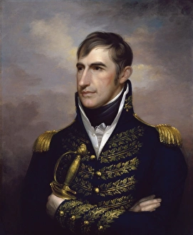 American history painting of President William Henry Harrison American history painting of President William Henry Harrison