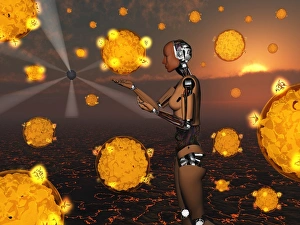 An android learns to use the power of the atom An android learns to use the power of the atom