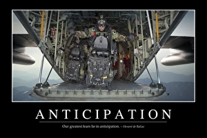 Anticipation: Inspirational Quote and Motivational Poster Anticipation: Inspirational Quote and Motivational Poster