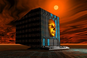 <b class=qtipBold><figcaption>The appearance of mankinds future</figcaption></b><br>The appearance of mankinds future.<br><em>© Mark Stevenson/Stocktrek Images</em> The appearance of mankinds future