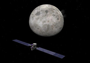 Dawn Spacecraft Approaching Ceres Artists Concept Art