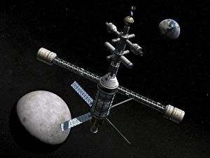 Artists concept of a lunar cycler Artists concept of a lunar cycler
