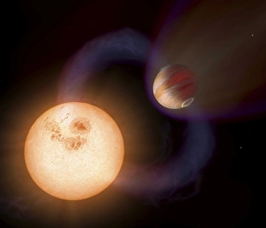 An artists impression of a unique type of exoplanet An artists impression of a unique type of exoplanet