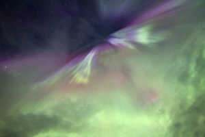 Aurora borealis and Big Dipper Burst, Canada Aurora borealis and Big Dipper Burst, Canada