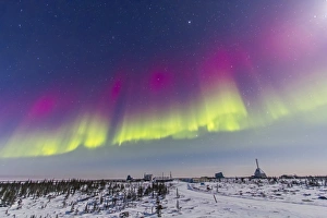 Aurora borealis seen from Churchill, Manitoba, Canada Aurora borealis seen from Churchill, Manitoba, Canada