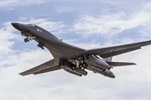 B 1 Lancer Gallery: A B-1B Lancer of the U.S. Air Force taking off