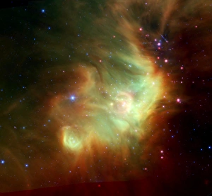 Baby stars are forming near the eastern rim of the cosmic cloud Perseus Baby stars are forming near the eastern rim of the cosmic cloud Perseus