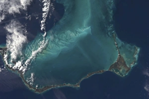 The Bahamas lengthy narrow Eleuthra Island The Bahamas lengthy narrow Eleuthra Island