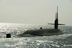 The ballistic missile submarine USS Maryland The ballistic missile submarine USS Maryland