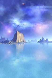 <b class=qtipBold><figcaption>Beautiful night scene of the ocean</figcaption></b><br>Beautiful night scene of the ocean.<br><em>© Corey Ford/Stocktrek Images</em> Beautiful night scene of the ocean