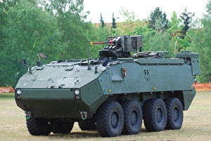 A Belgian Army Piranha IIIC with the FN Arrows Remote Weapon System turret A Belgian Army Piranha IIIC with the FN Arrows Remote Weapon System turret
