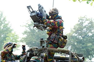 Belgian soldiers setting up the Milan guided anti-tank missile system Belgian soldiers setting up the Milan guided anti-tank missile system
