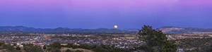 Belt of Venus and full moon rising over Silver City, New Mexico Belt of Venus and full moon rising over Silver City, New Mexico
