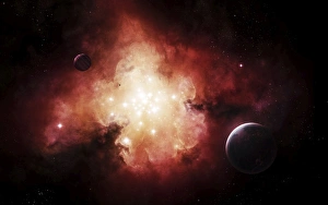 The birth of numerous stars exposing their light to the universe The birth of numerous stars exposing their light to the universe