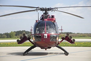 A Bo 105P/AH helicopter of the German Army Regiment 26 A Bo 105P/AH helicopter of the German Army Regiment 26