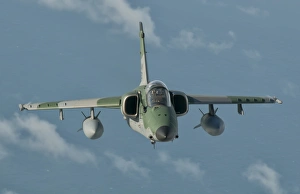 Brazilian Air Force AMX in flight over Brazil Brazilian Air Force AMX in flight over Brazil