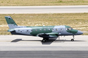 Brazilian Air Force C-95BM Bandeirante taxiing at Natal Air Force Base, Brazil Brazilian Air Force C-95BM Bandeirante taxiing at Natal Air Force Base, Brazil