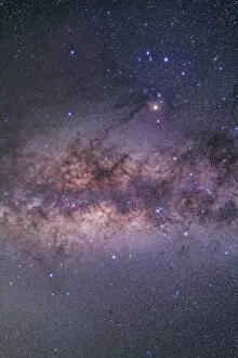 Related Images Collection: Center of the Milky Way through Sagittarius and Scorpius