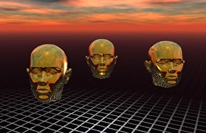 A central computer brain interlinked with every computer on the planet A central computer brain interlinked with every computer on the planet