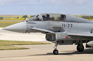 Close-up on the nose cone of a Eurofighter EF2000 Typhoon Close-up on the nose cone of a Eurofighter EF2000 Typhoon