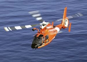 Images Dated 20th December 2002: A Coast Guard HH-65A Dolphin rescue helicopter in flight