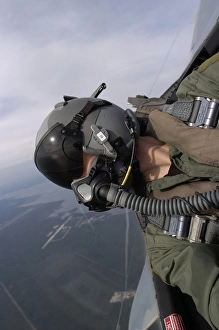 Cockpit view of a pilot flying an F-15 Eagle Cockpit view of a pilot flying an F-15 Eagle