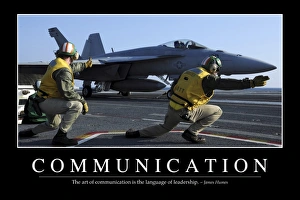 Communication: Inspirational Quote and Motivational Poster Communication: Inspirational Quote and Motivational Poster