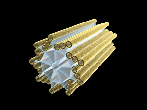 <b class=qtipBold><figcaption>Conceptual image of centriole</figcaption></b><br>Conceptual image of centriole.<br><em>© Stocktrek Images</em> Conceptual image of centriole