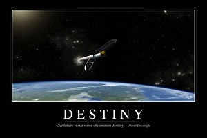 Destiny: Inspirational Quote and Motivational Poster Destiny: Inspirational Quote and Motivational Poster