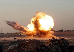 Detonation of a weapons cache Detonation of a weapons cache