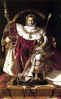 Digitally restored vector painting of Napoleon Bonaparte Digitally restored vector painting of Napoleon Bonaparte