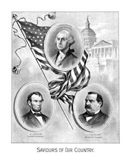 Digitally restored vintage American history print Digitally restored vintage American history print