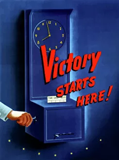 Illustration Technique Gallery: Digitally restored war propaganda poster