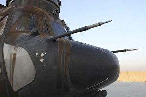 A disabled CH-47 Chinook at Forward Operating Base Jalalabad A disabled CH-47 Chinook at Forward Operating Base Jalalabad