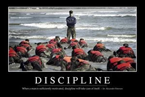 Life Jackets Gallery: Discipline: Inspirational Quote and Motivational Poster