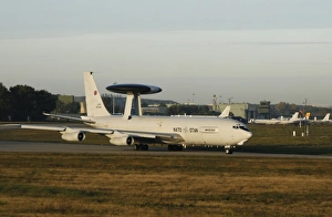 An E-3 Sentry at the NATO AWACS base, Germany An E-3 Sentry at the NATO AWACS base, Germany