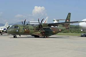 An EADS CASA C-295 aircraft of the Indonesian Air Force An EADS CASA C-295 aircraft of the Indonesian Air Force