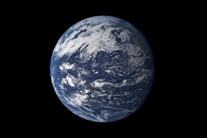 Full Earth centered over the Pacific Ocean