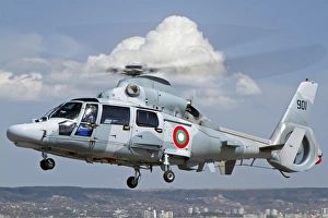 Eurocopter AS-565MB Panther prepares for landing Eurocopter AS-565MB Panther prepares for landing