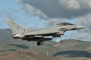 A Eurofighter Typhoon of the Spanish Air Force A Eurofighter Typhoon of the Spanish Air Force