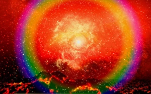 Supernova Explosion Prints: An exploding supernova, death of a star
