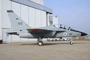 The first M-346I Lavi trainer of the Israeli Air Force The first M-346I Lavi trainer of the Israeli Air Force