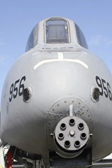 GAU-8 Avenger gun on the front of an A-10 Thunderbolt GAU-8 Avenger gun on the front of an A-10 Thunderbolt