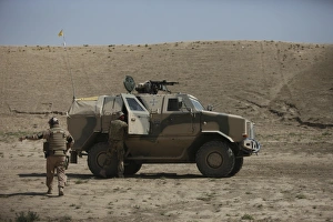 The German Army ATF Dingo armored vehicle The German Army ATF Dingo armored vehicle