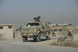 The German Army ATF Dingo with a turret mounted Rheinmetall MG3 The German Army ATF Dingo with a turret mounted Rheinmetall MG3