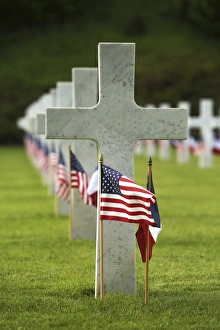 A grave site at Aisne-Marne American Cemetery and Memorial in Belleau, France A grave site at Aisne-Marne American Cemetery and Memorial in Belleau, France