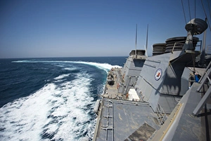 The guided-missile destroyer USS Arleigh Burke The guided-missile destroyer USS Arleigh Burke